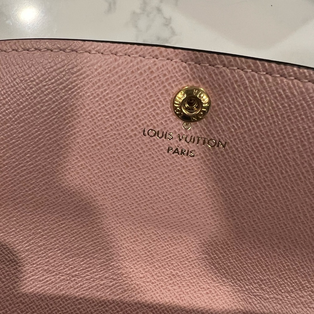 Louis Vuitton Monogram Emilie Wallet Rose Ballerine - Picture 4 of 7